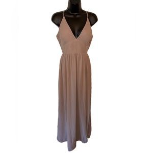 Azazie Aaida Taupe Chiffon Bridesmaids Dress